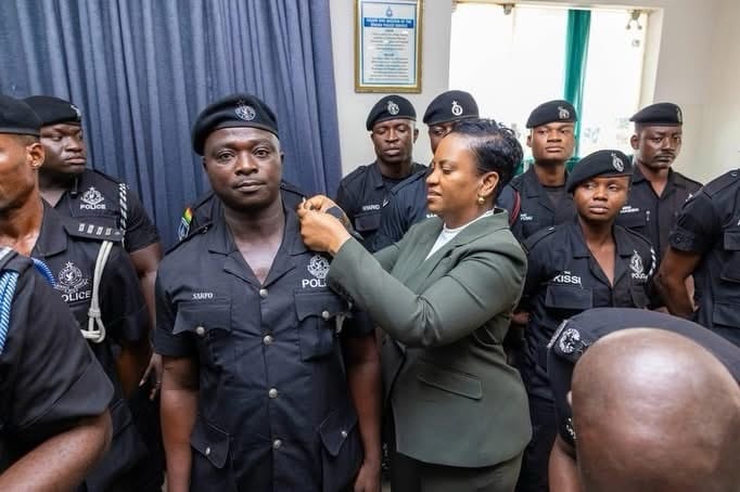 IGP Promotes 30 Police Officers After Major Arms Seizure and Robbery Bust in Ashanti Region