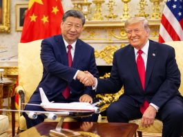 Xi Jinping Arrives in U.S. for State Visit as Trump Personally Welcomes Him