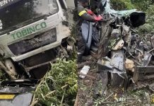 Four Dead in Toyota Voxy–MAN Trailer Crash at Anyinasin Junction